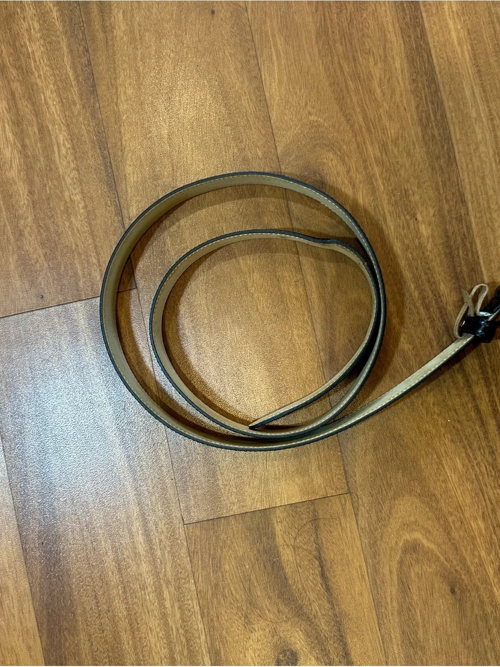 SuitSupply Black Leather Belt 38